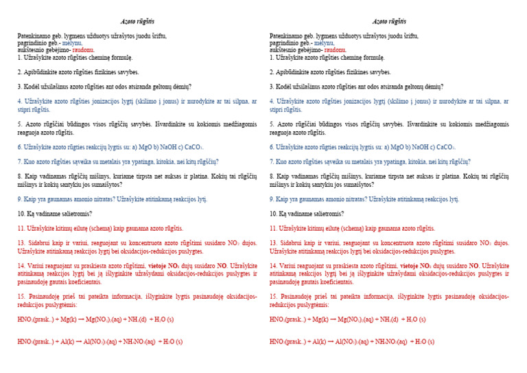Azoto Rugstis2 | PDF