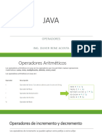 JAVA Operadores 2024