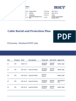 Cable Burial and Protection Plan