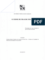 O Crime de Fraude Fiscal