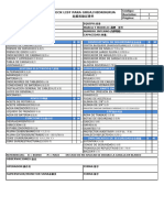 Check List para Grua Hidrogrua