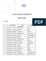 Ang M2 Lit 22 23 Listes