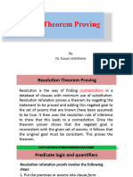 Resolution Theorem Proving: by Dr. Ismael Abdulsattar