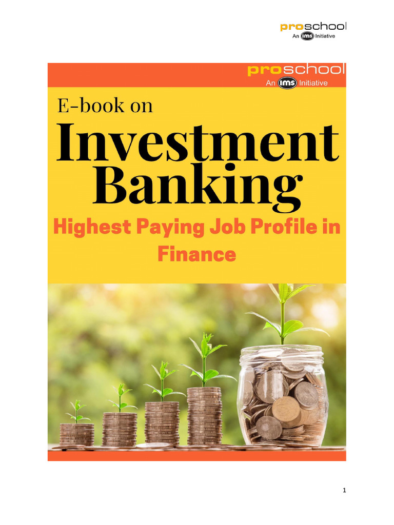 IMS Investment Banking Ebook Download Free PDF Investment Banking