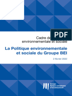 Eib Group Environmental and Social Policy FR