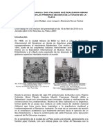 De Lazzari y Giovanola Dos Italianos Que Realizaron Obras Emblemáticas en Las Primeras Decadas en La Ciudad de La Plata