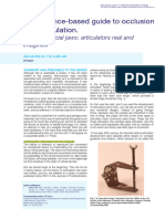 An Evidence-Based Guide To Occlusion and Articulation. Part 6 Artificial Jaws Articulators Real and Imagined