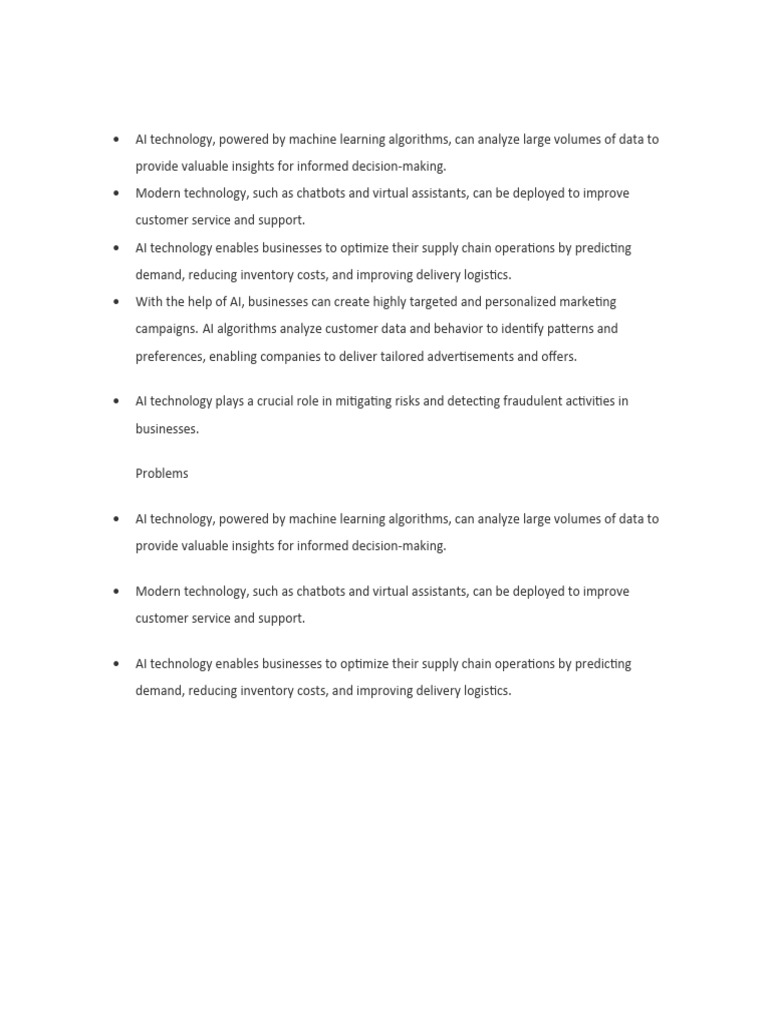 How ai using in business management pdf