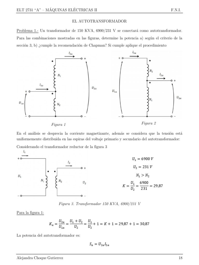 El Autotransformador | PDF | Transformador | Componentes