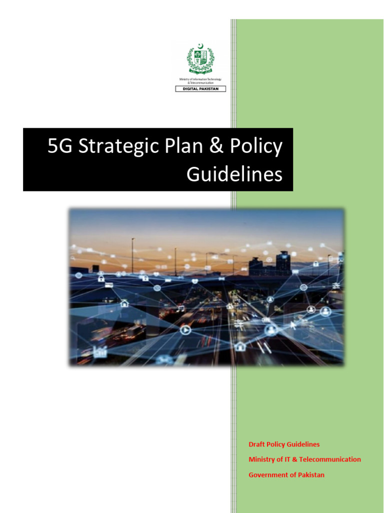 Pakistan 5G Policy Guidelines Draft | PDF | Radio Spectrum ...