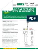 Magnetic Float Operated Guided Level Transmitter: Pune Techtrol