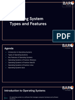 Operating System Types and Features