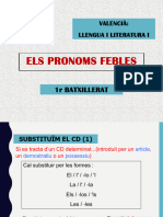 Els Pronoms Febles