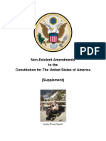 Non-Existent Amendments To The Consttitution For The United States of America (Supplement)