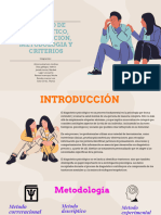 Presentación Psicología y Salud Mental Elegante Ilustrada Crema