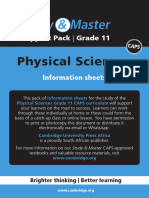 GR11 Physics Information Sheets