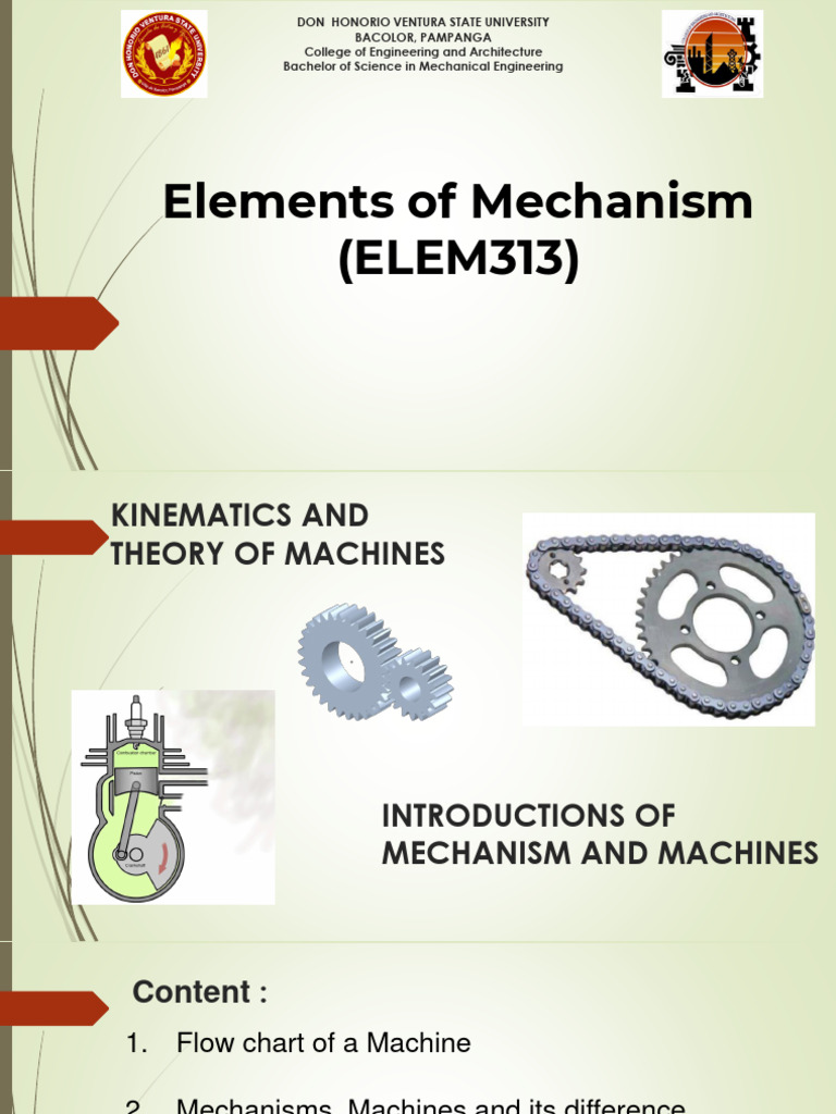 Kinematics and Mechanisms Overview | PDF | Machines | Kinematics
