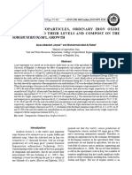 Effect of Nanoparticles, Ordinary Iron Oxide