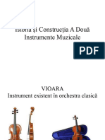 Istoria Si Constructia A Doua Instrumente Muzicale