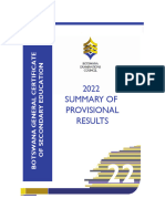 2022 BGCSE Provisional Report Final