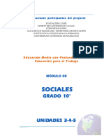 Ciencias Sociales Décimo Guía 1 Unidad 3