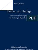 Leseprobe Aus: "Helden Als Heilige. Chanson de Geste-Rezeption Im Deutschsprachigen Raum" Von Bernd Bastert