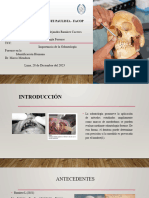 Importancia de La Odontologia Forense en La Identificacion Humana