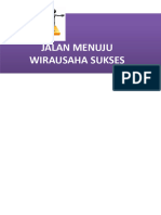 Jalan Menuju Wirausaha Sukses