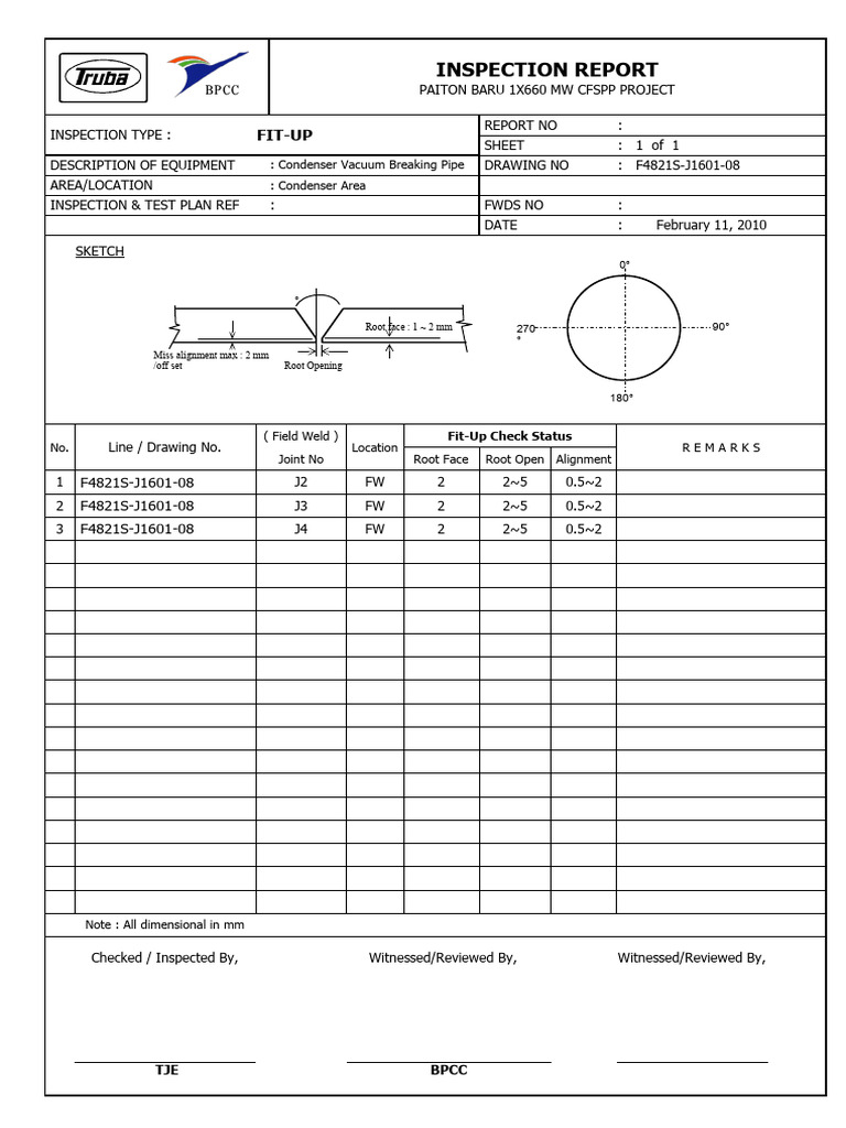 Fit-Up All Piping | PDF | Pipe (Fluid Conveyance) | Chemical Equipment