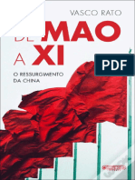 De Mao A Xi o Ressurgimento Da China Vasco Rato