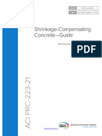 ACI PRC-223-21 Shrinkage-Compensating Concrete - Guide 2021