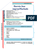 Curriculum Darwin Jose 1