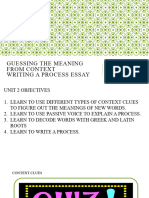 ACADEMIC WRITING Unit 2