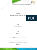 Tarea 3 - Técnicas para La Medición de Contaminantes Atmosféricos