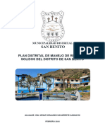 Plan de Limpieza de Plaza de Armas y Recojo de RRSS
