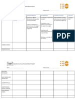 Strategic Frame Work Template