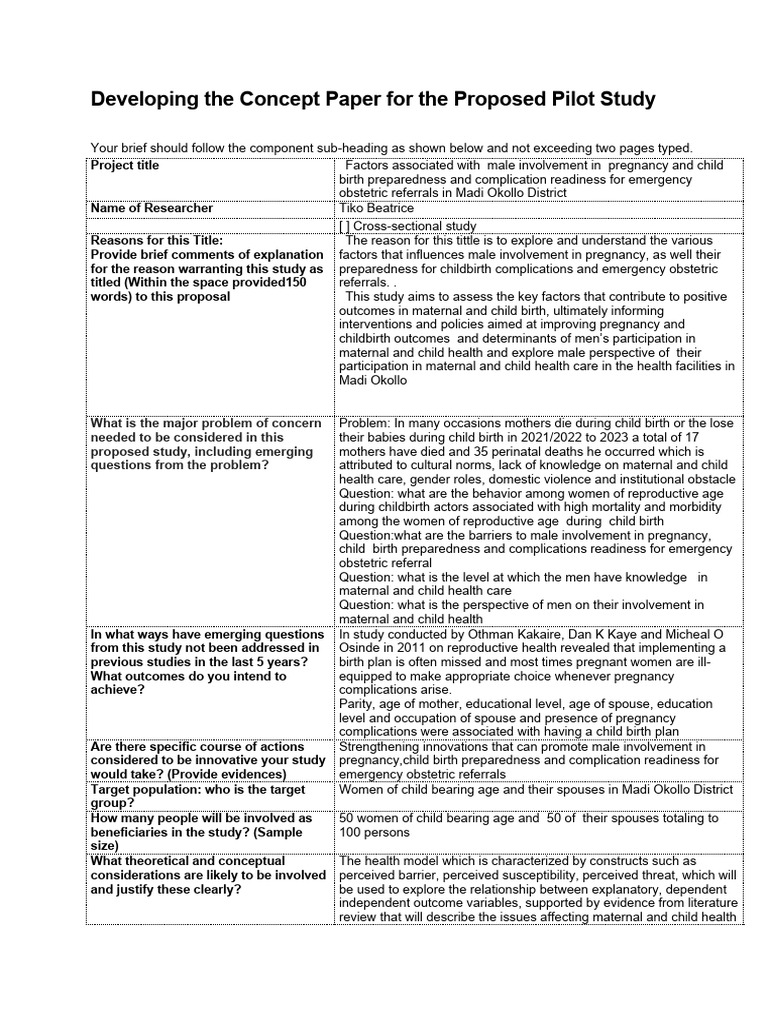 Coceptnote 2 docx corrected and send pdf maternal death childbirth