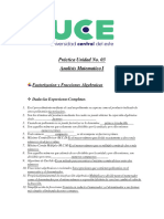 Tercera Practica - Factorizacion y Fracciones Algebraicas - Enero - Abril 2024