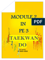 Final Module 2 in Taekwando