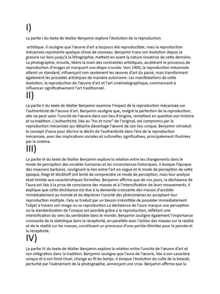 Impact de la reproduction sur l'art | PDF | Cinématographie | la perception