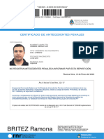 Certificado Antecedentes Penales