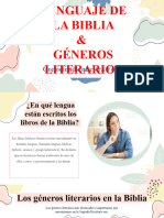 Lenguas y Generos Biblicos