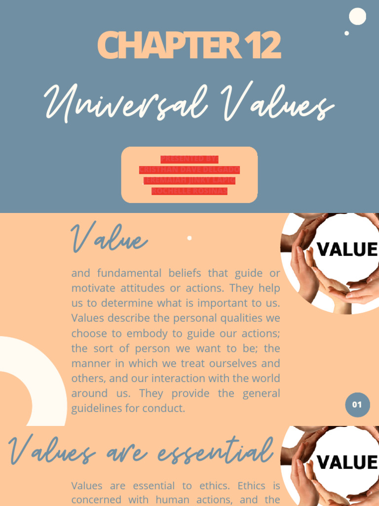 Understanding Universal Values and Ethics | PDF | Behavioural Sciences ...