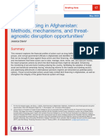 Illicit Financing in Afghanistan Briefing