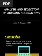 Analysis of Foundation