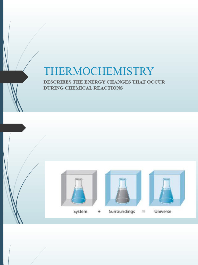 Thermochemistry Energy Changes In Reactions Pdf Science Mathematics