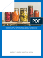 Manual de Prácticas Miv S1 Obtiene Productos Alimenticios Fermentados, Utilizando Diferentes Tipos de Fermentación