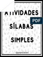 Atividade - Sílaba Simples