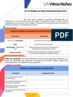 Checklist para Crear Tu Primera Automatización en ManyChat
