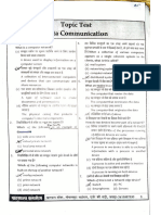 Data Communication and OSI Model Test